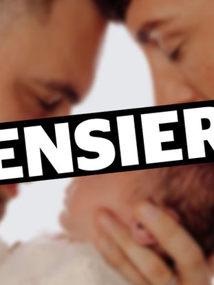 ZENSIERT - SCHWULE MÄNNER MIT BABY