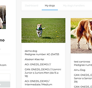 1DogSports sport parameters setup screenshot