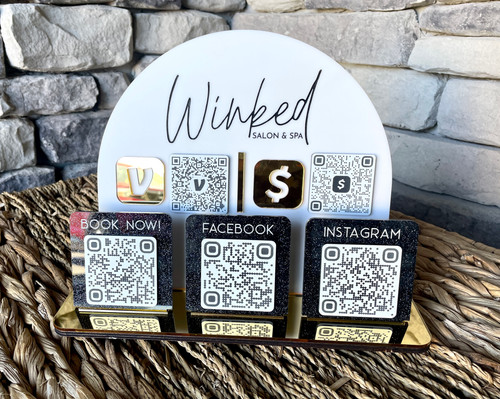 Fancy QR Code Sign | Graceful Leo