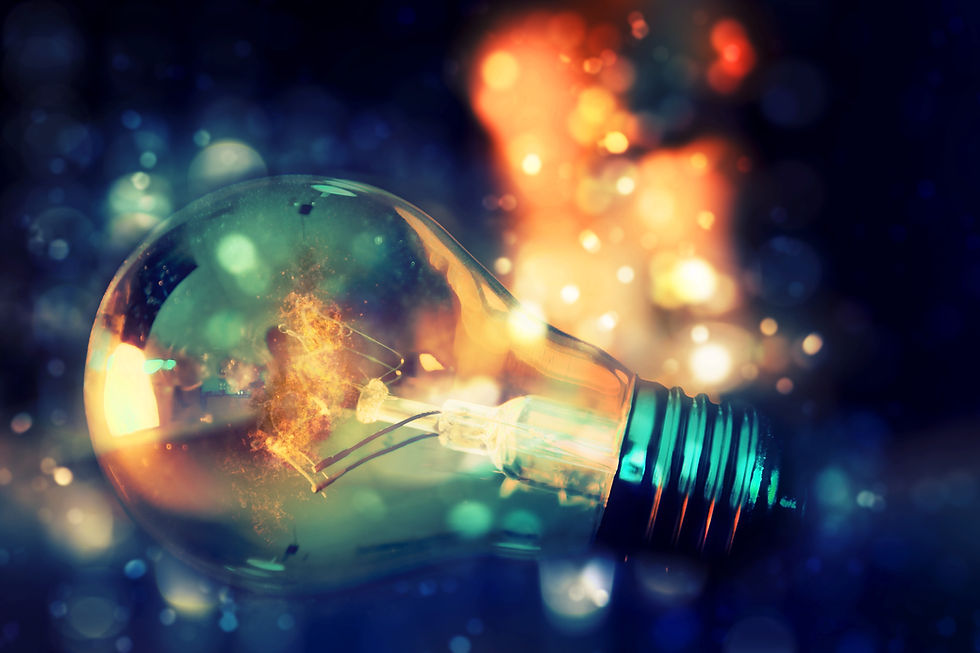Ampoule illuminée