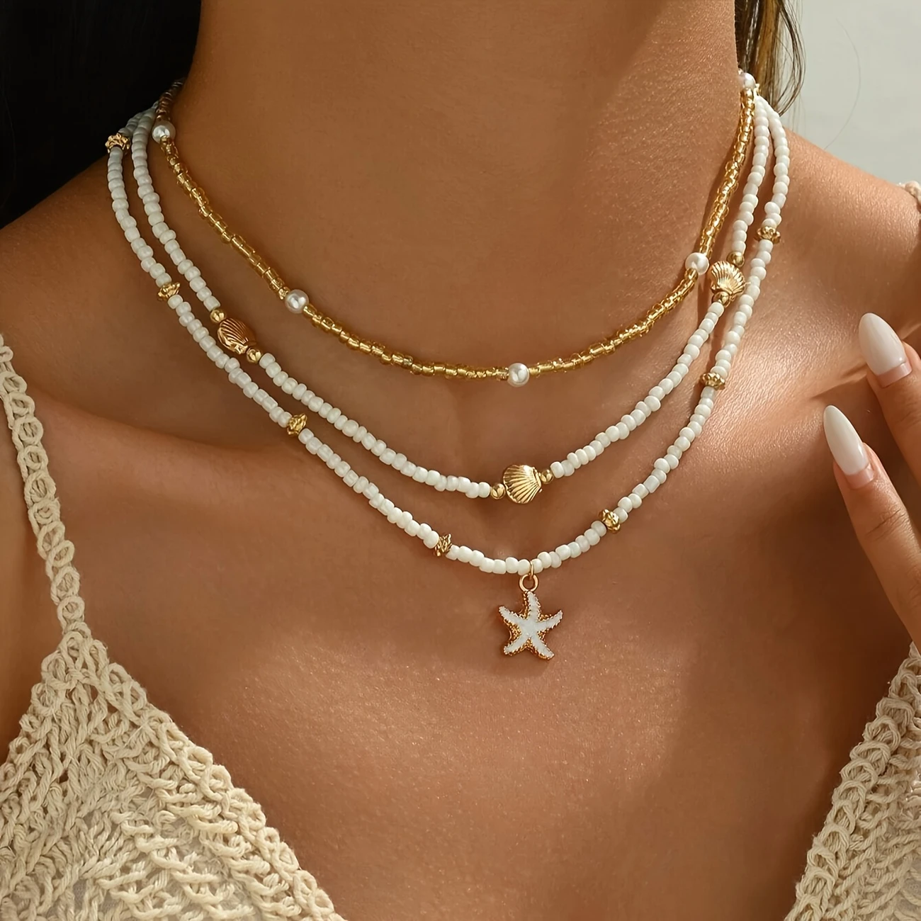 Ocean Whisper Starfish Necklace