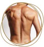 Full back laser hair removal for men at The Parlour Miami med spa for long-lasting smooth results.