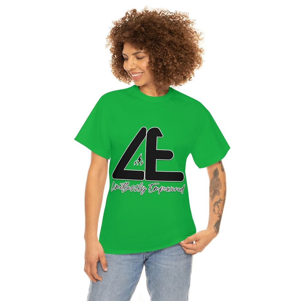 Thumbnail: Unisex Heavy Cotton Tee "Black Oreo" Color Theme