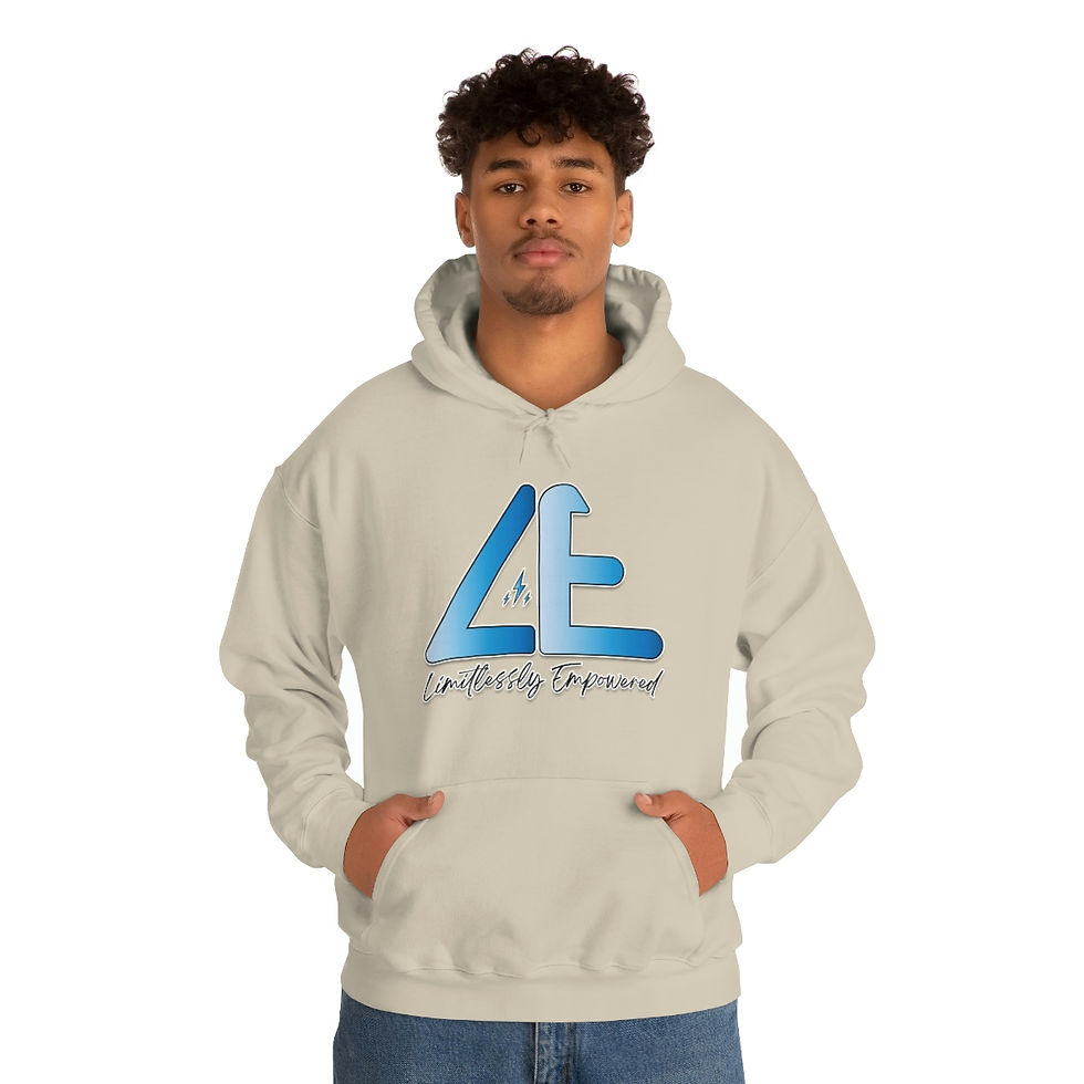 Thumbnail: Unisex Heavy Blend™ Hooded Sweatshirt "The Sky is The Limit" Color Theme
