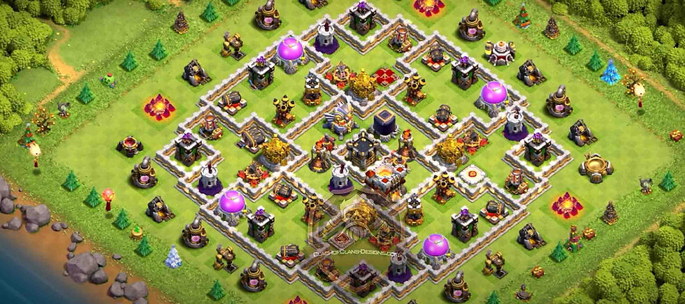 Ring Hybrid Th11 Base Link 2023 Clash of Clans