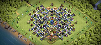 Ring TH12 Hybrid Farming Base Link 2024 Clash of Clans