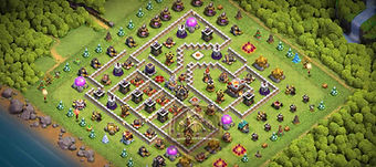 New Best Top TH11 Base With Link War Trophy Base Design Clash of Clans 2024 CoC