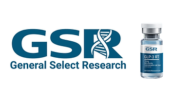 General Select Research GSR Logo - GLP-3 Retatrutide Research Peptides Laboratory Supplier