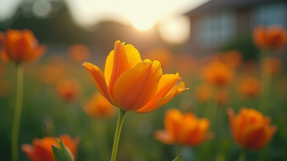 Close-up view of a blooming flower in a garden