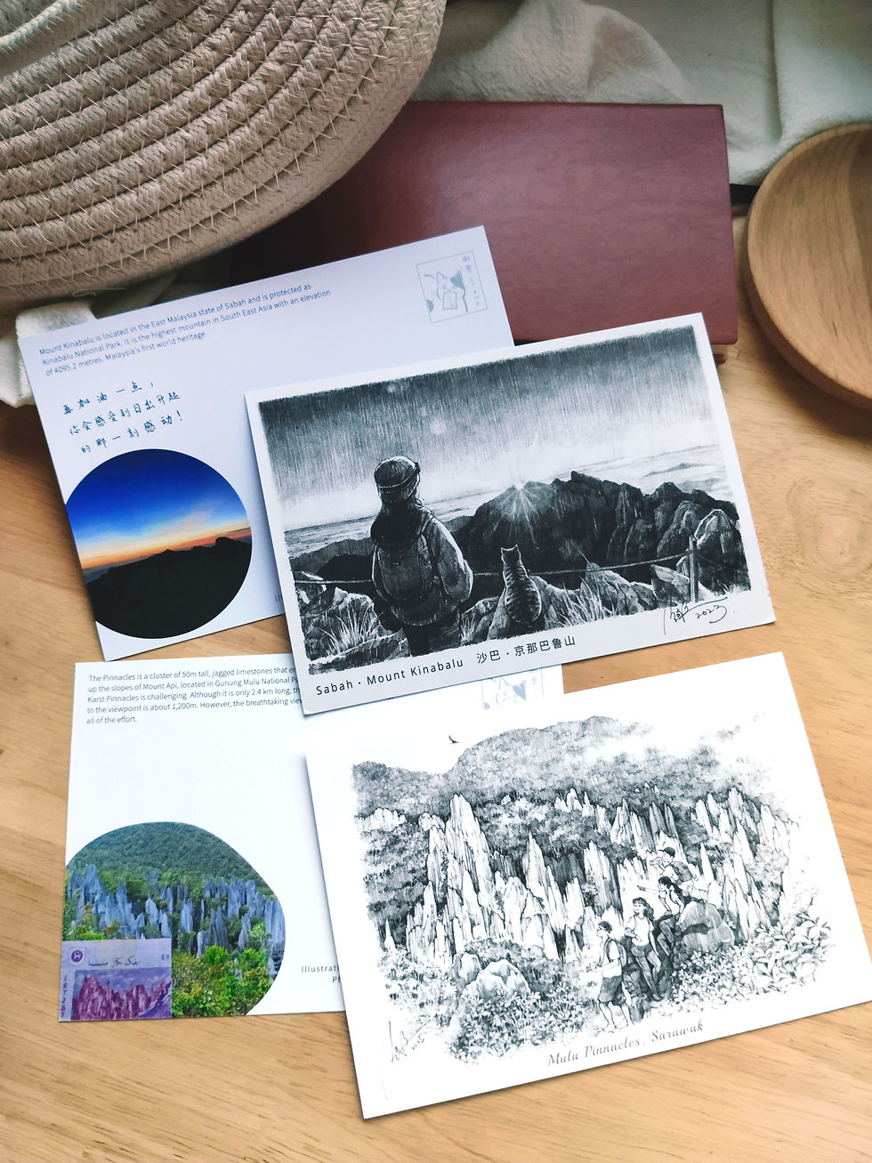 Thumbnail: 【马来西亚大山系列】Kei Li 插画明信片