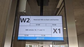 Update on Pandemic Accord negotiations - reaching the end of the line