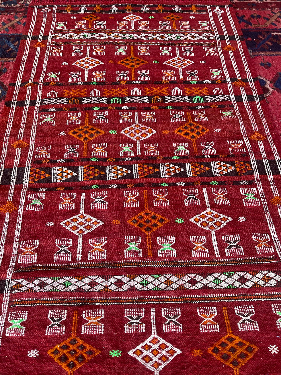 Thumbnail: Moroccan hanbal amazigh rug