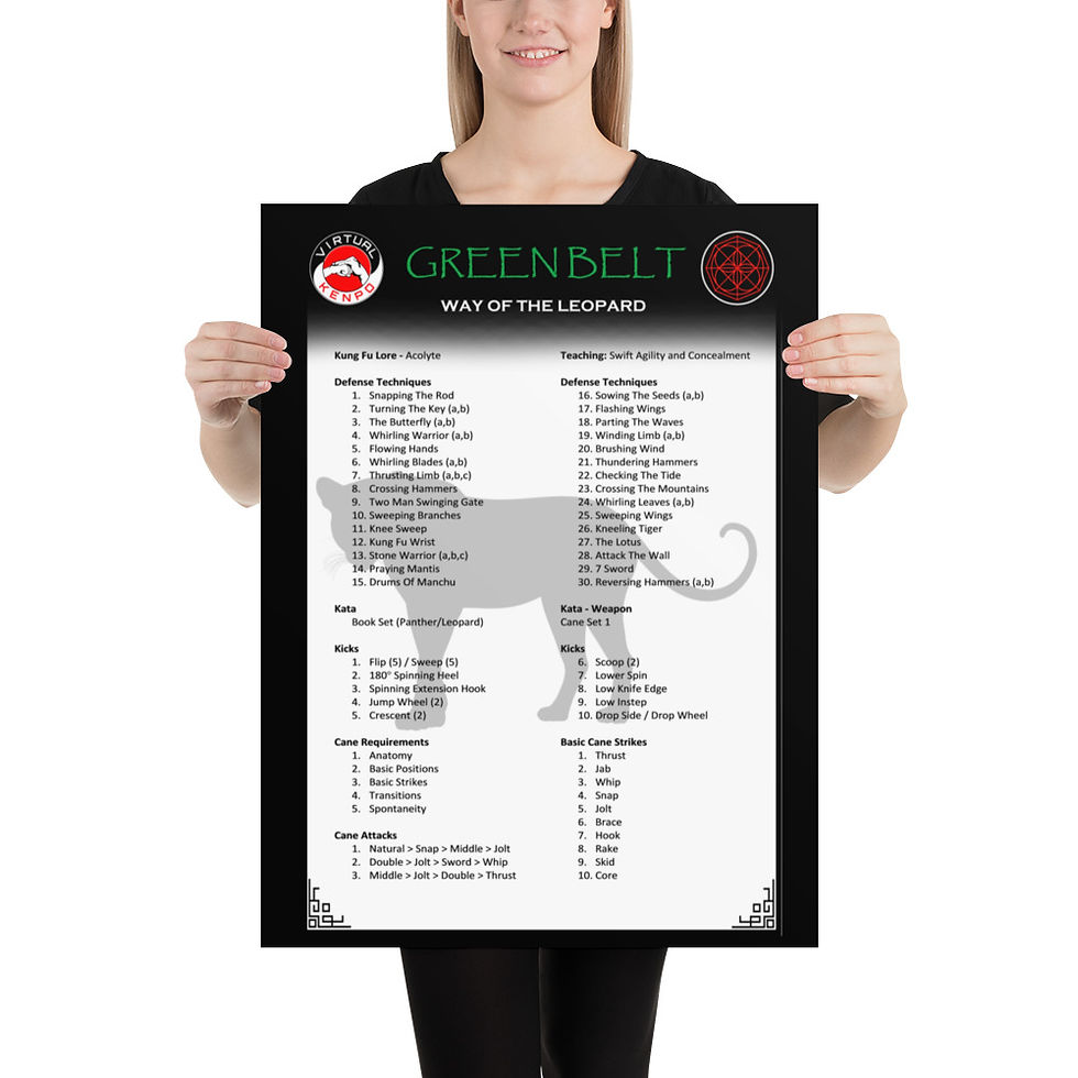Thumbnail: Green Belt Quick Reference Poster