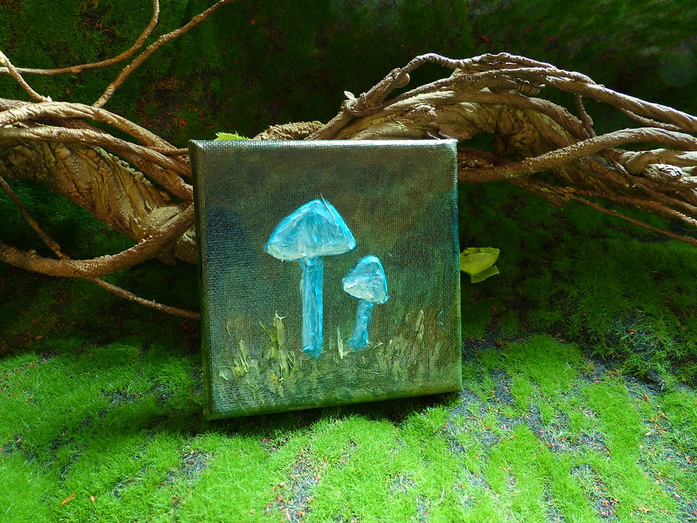 Mini Mushroom #7 Original Artwork