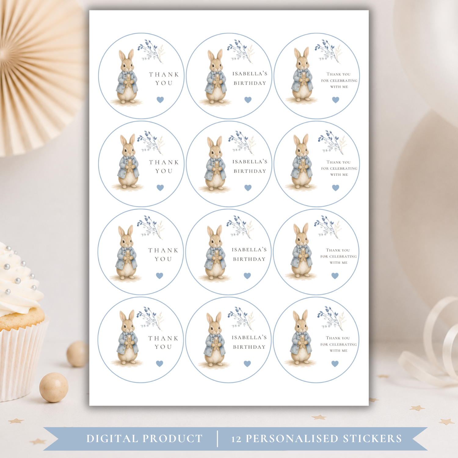 Storybook Bunny - Stickers