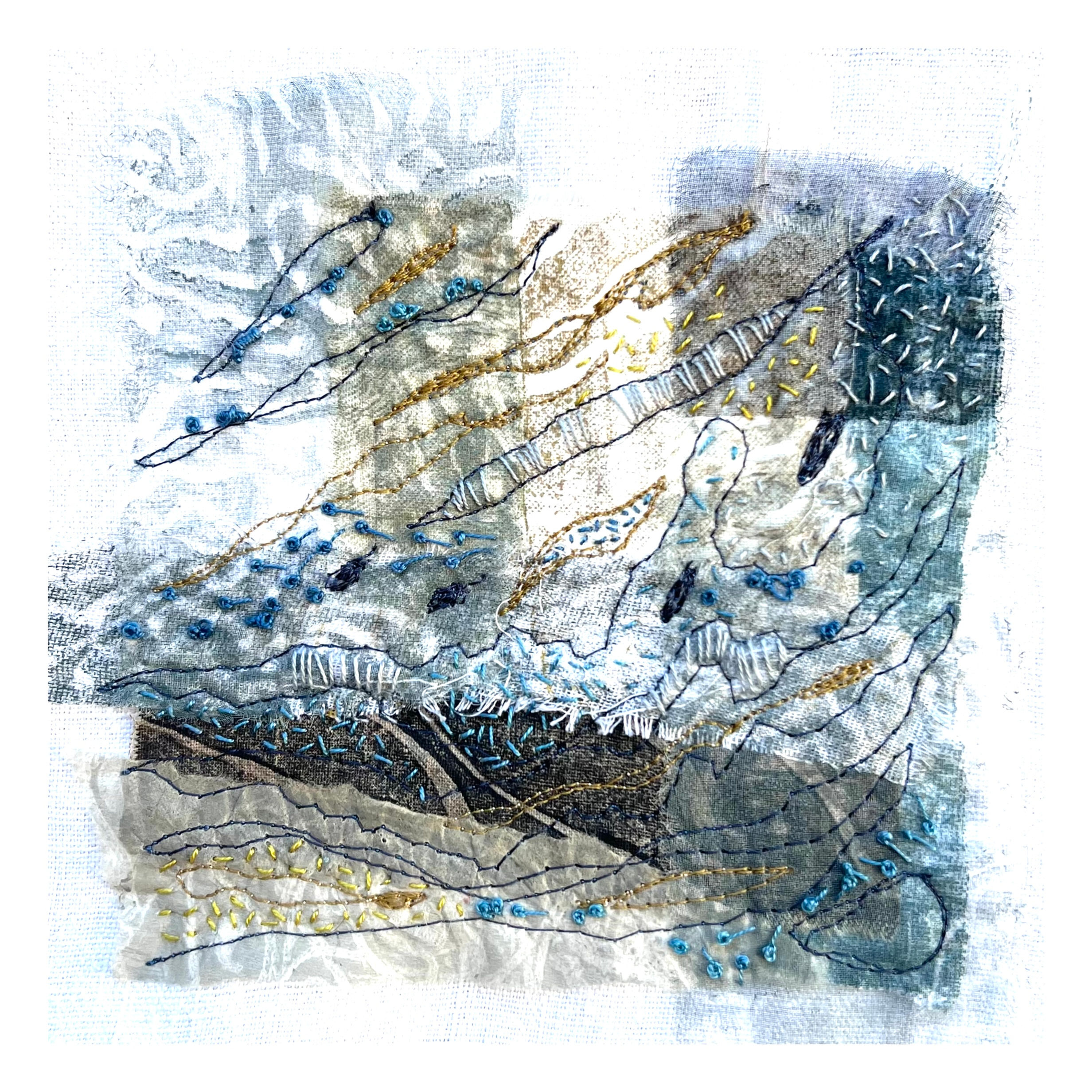 Coastal marks - stitch sketch