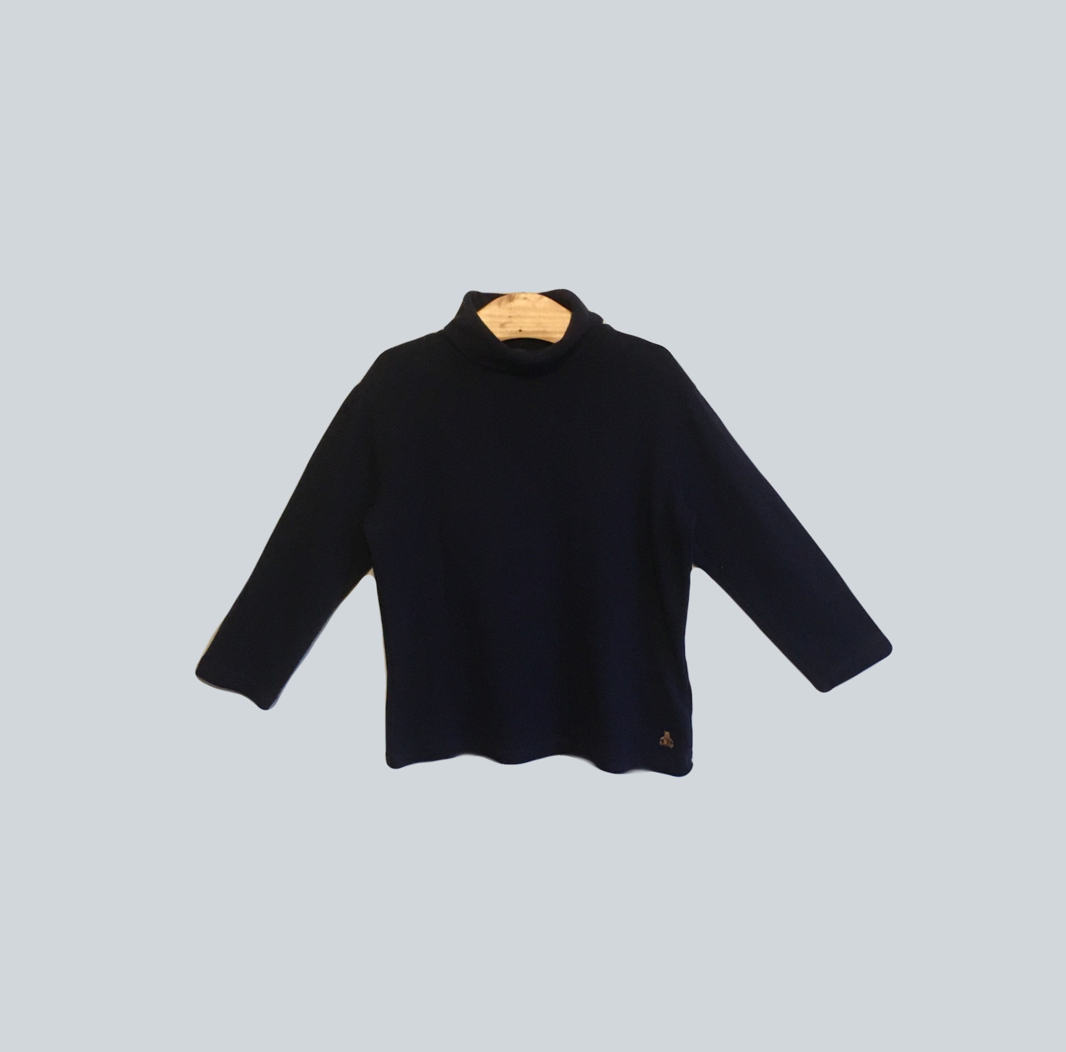 INFANT 3-4 Gap navy poloneck top EUC