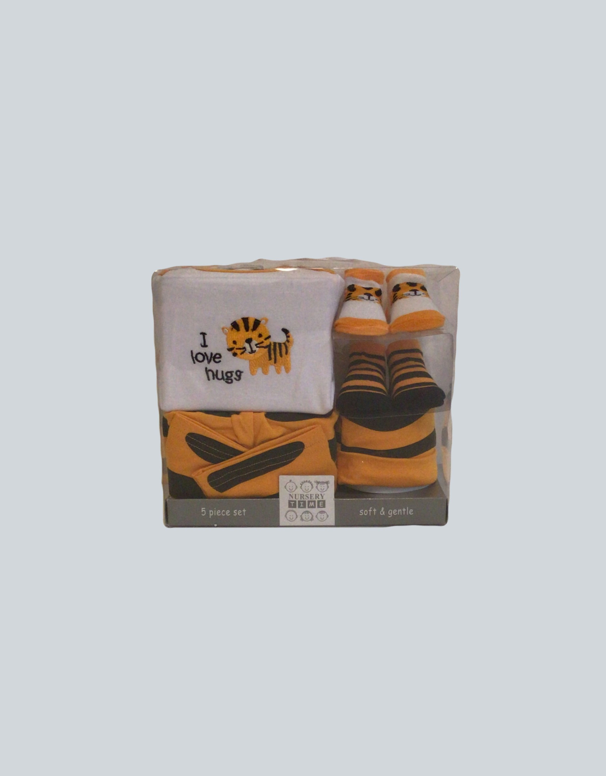 BABY 0-3 Nursey Time 5 piece tiger set BNWT