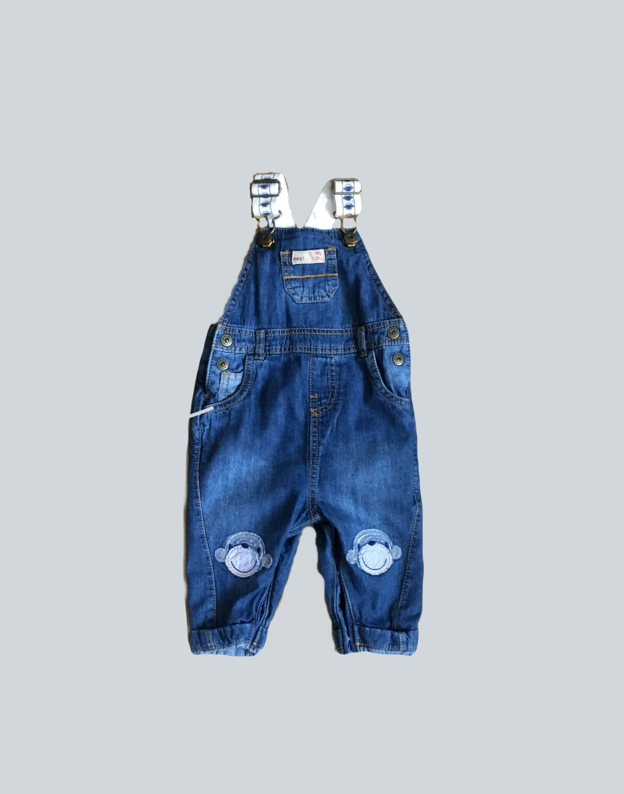 BABY 6-9 Next jean dungarees EUC