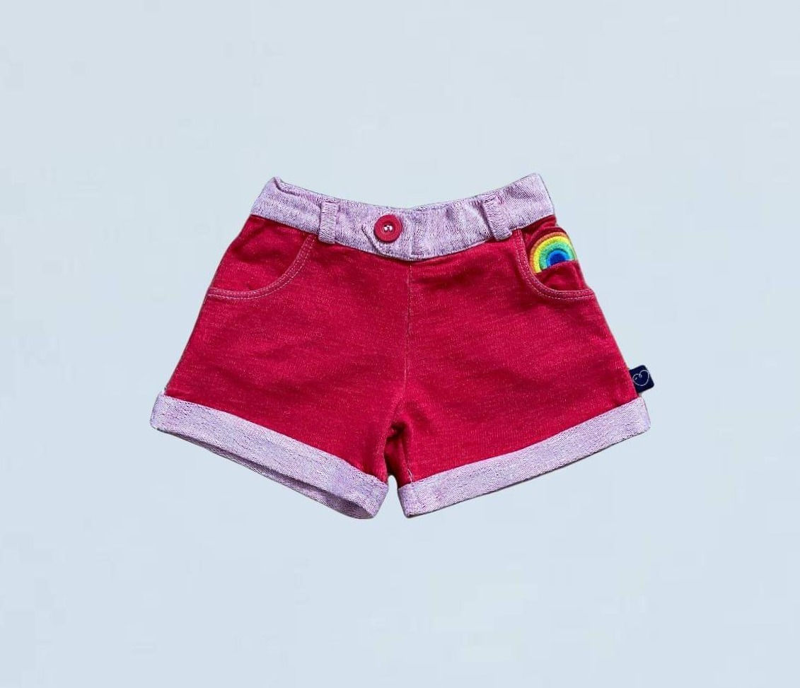 BABY 9-12 Little Bird jersey cotton shorts VGUC