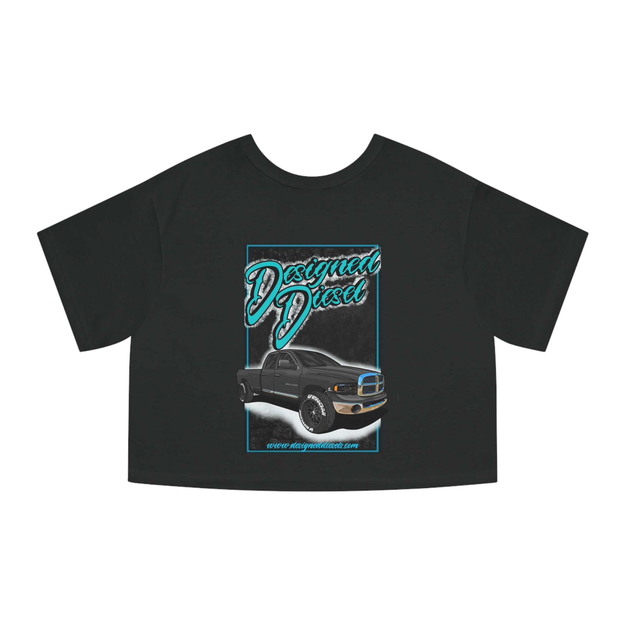 Designed Diesel Cropped T-Shirt