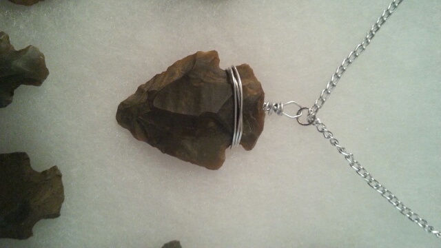 Thumbnail: Native American Authentic Arrow Head Necklaces