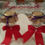 Thumbnail: Burlap Top Decorative Candle Jar Sets.  Group 3. Choice of Bow color.