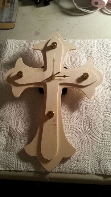 Thumbnail: Cross Camo Bullet Clock