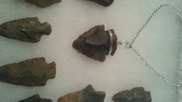 Thumbnail: Native American Authentic Arrow Head Necklaces