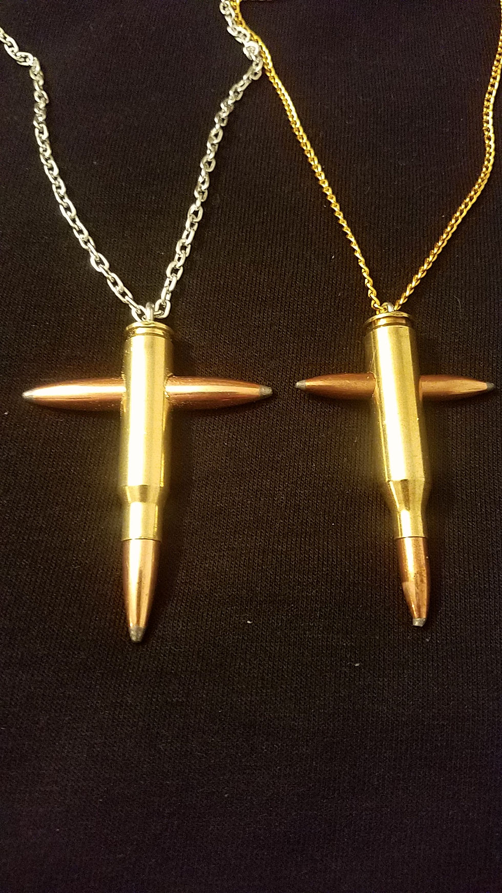 Thumbnail: Ammo Bullet Cross Necklace 243 / 30 caliber