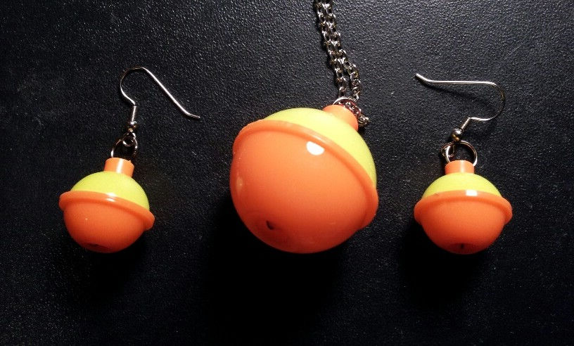Thumbnail: Fishing tackle jewelry. necklaces and earrings.