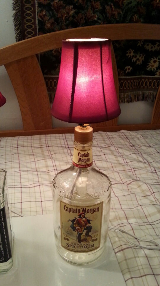 Thumbnail: Liquor Bottle Electric Lamps with Shade
