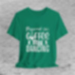 Thumbnail: Short Sleeve Tee - Powered by Coffee and Dancing