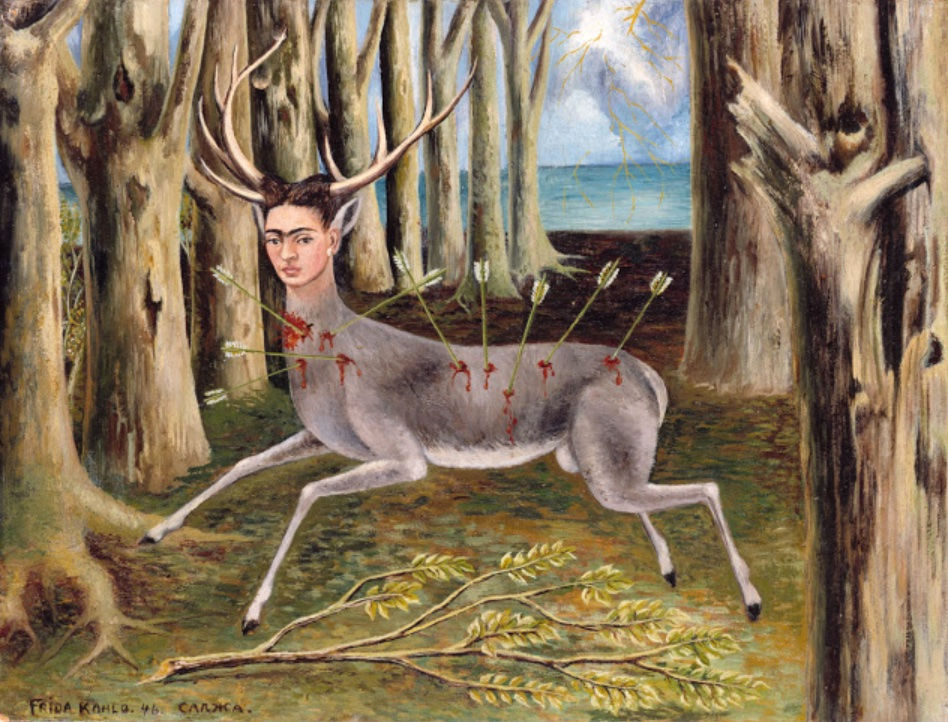 Il cervo ferito - Autoritratto Frida Kahlo