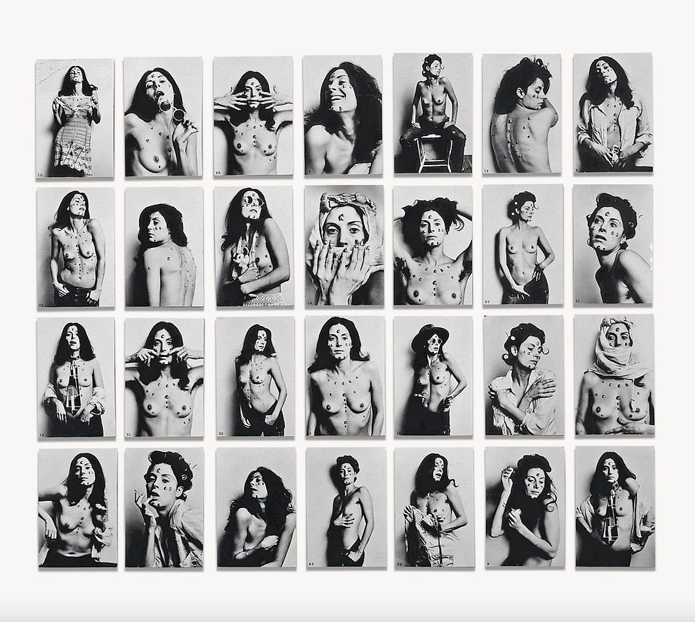 Hannah Wilke - S.O.S Starification Object Series 1974-82 - Self Portrait