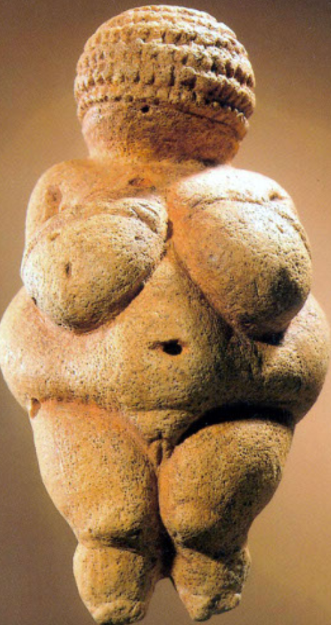 Mother Goddess depicted with breast and butt without head