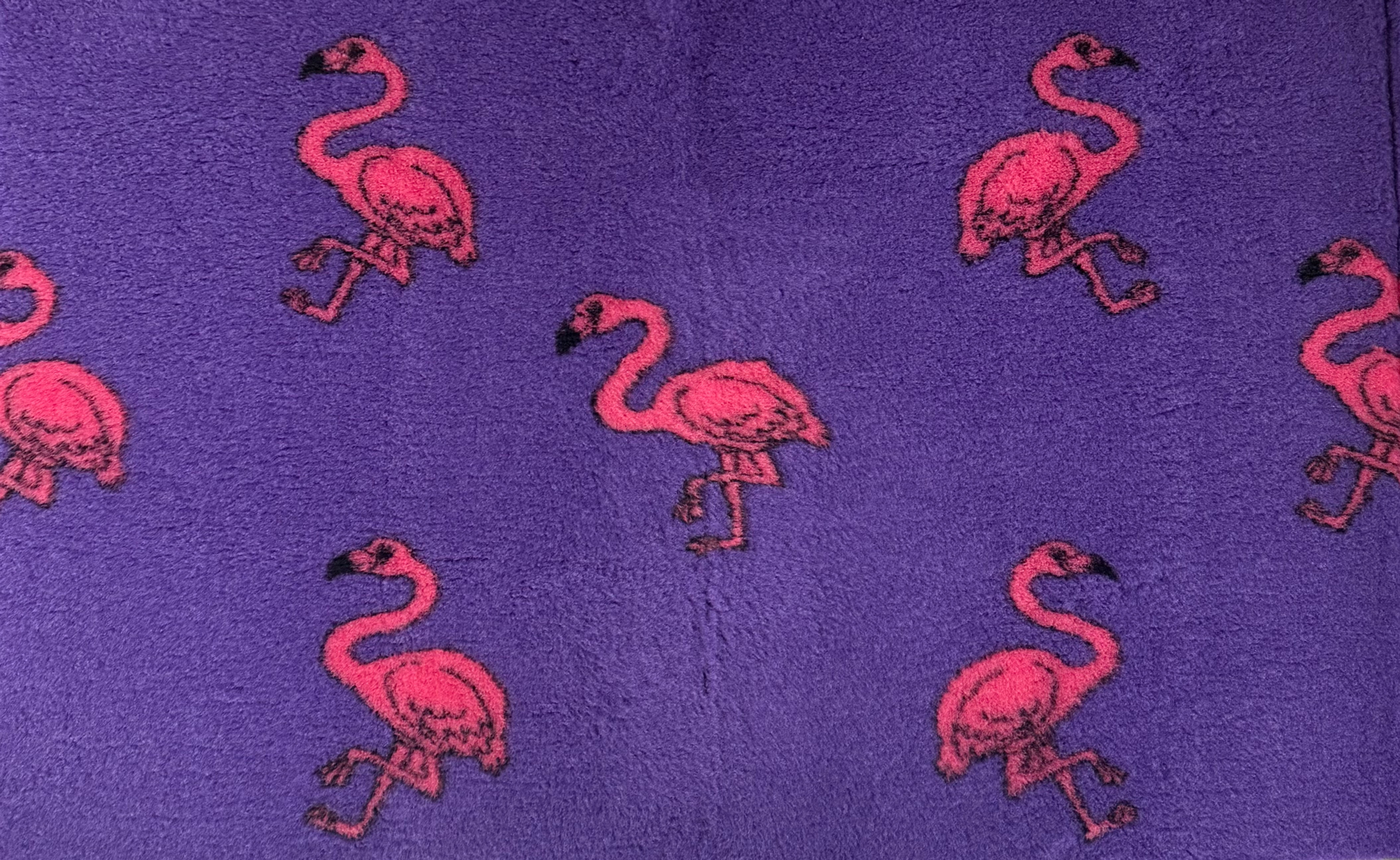 2mt x 75cm Clearance Roll - Rubberback Regal Flamingos