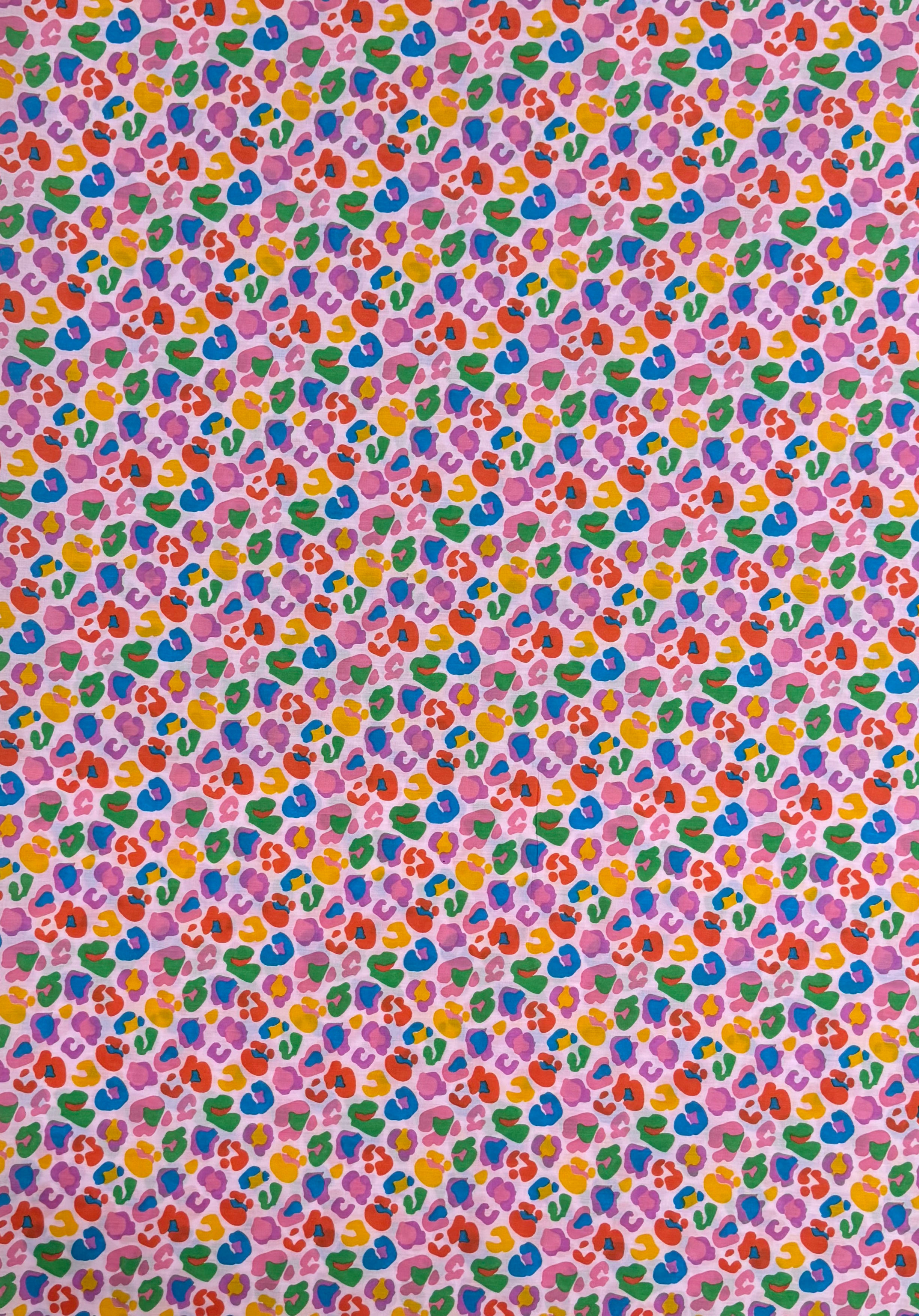 Cool Cotton Cushion - Leopard Print - Multicoloured
