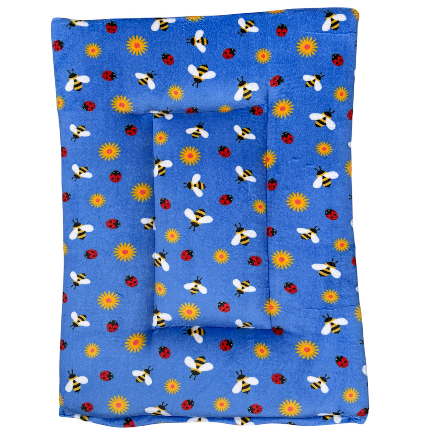 Cuddlesoft Cushion - Bees and Ladybirds