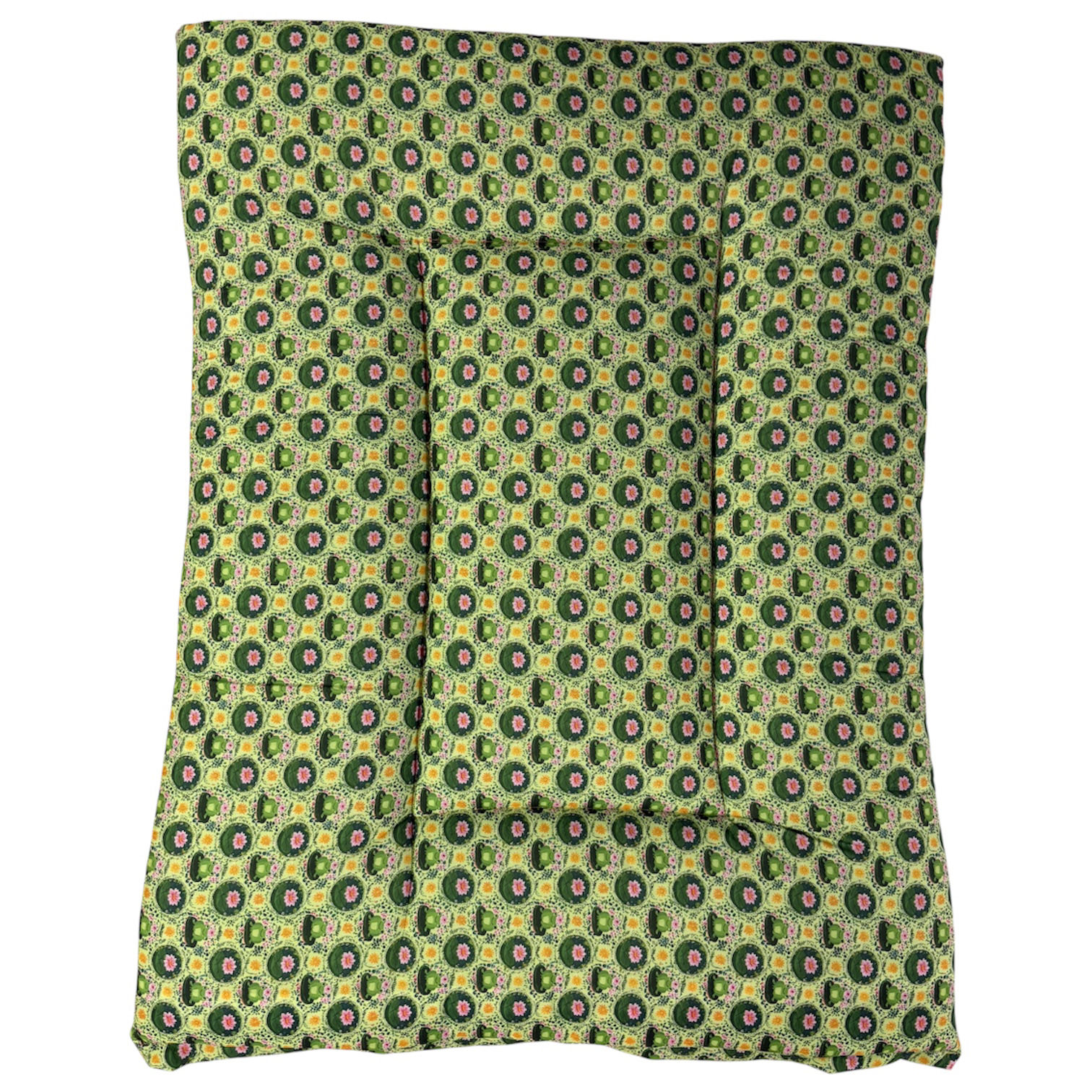 Cool Cotton Cushion - Frogs