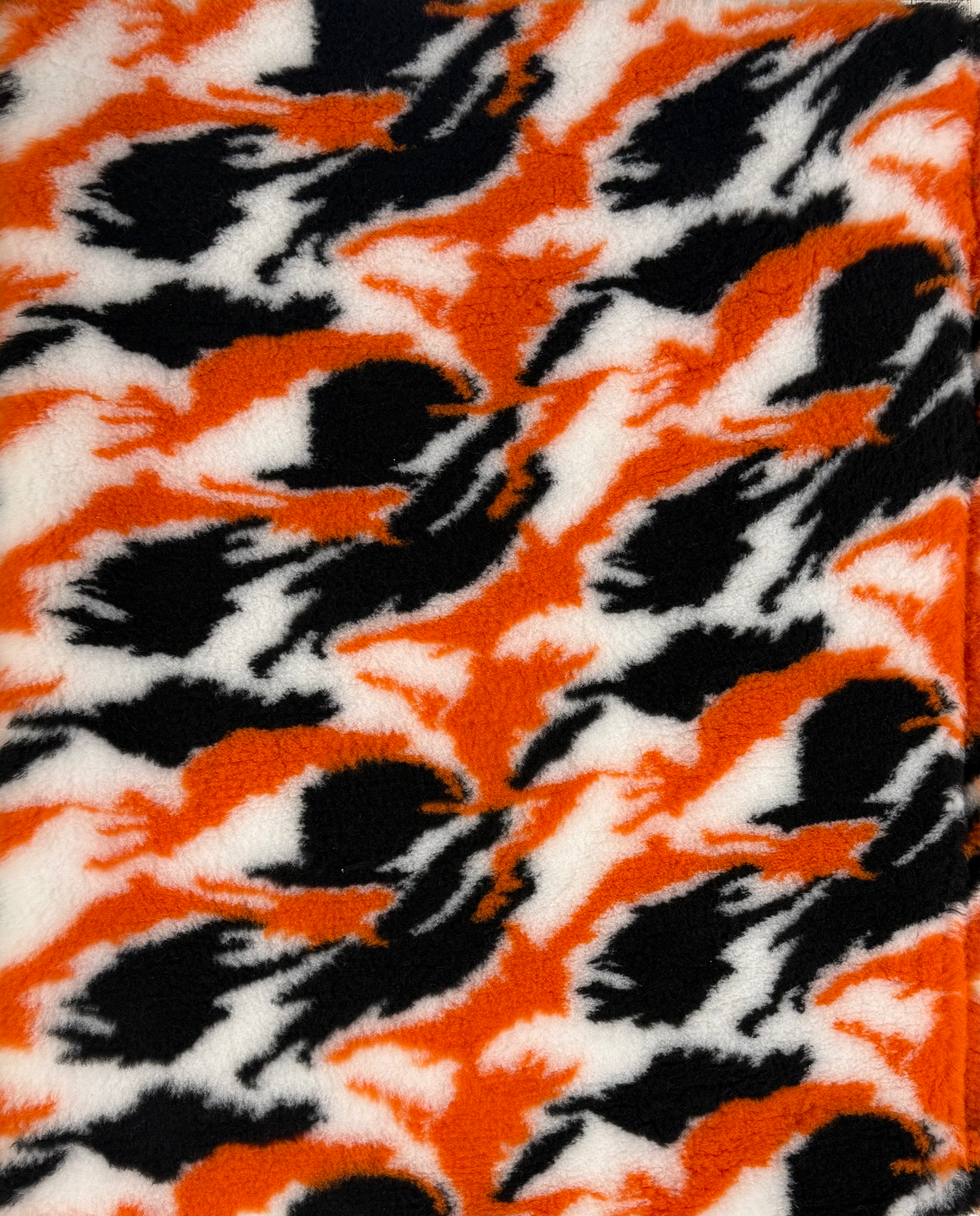 2mt x 75cm Clearance Roll - Orange Camo Rubberback
