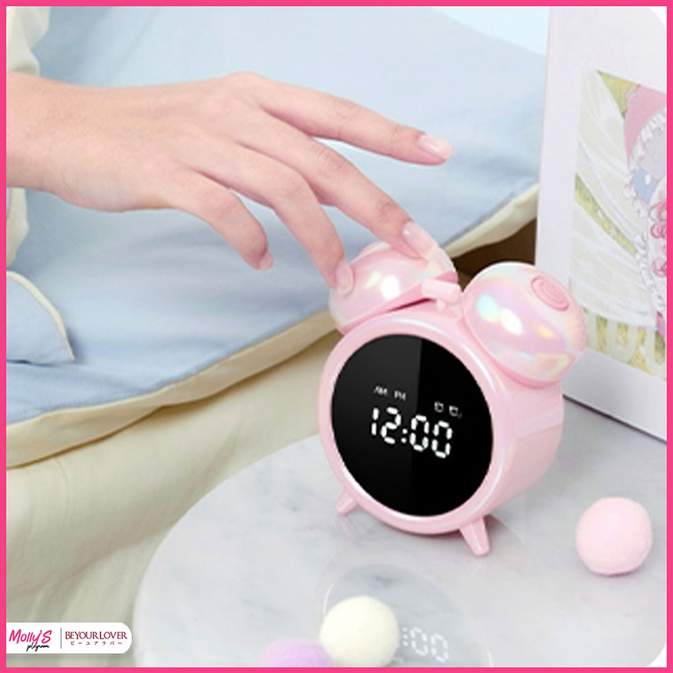 ภาพขนาดย่อ: Naughty Clock สีชมพูลิมิเต็ด ( มี APP)