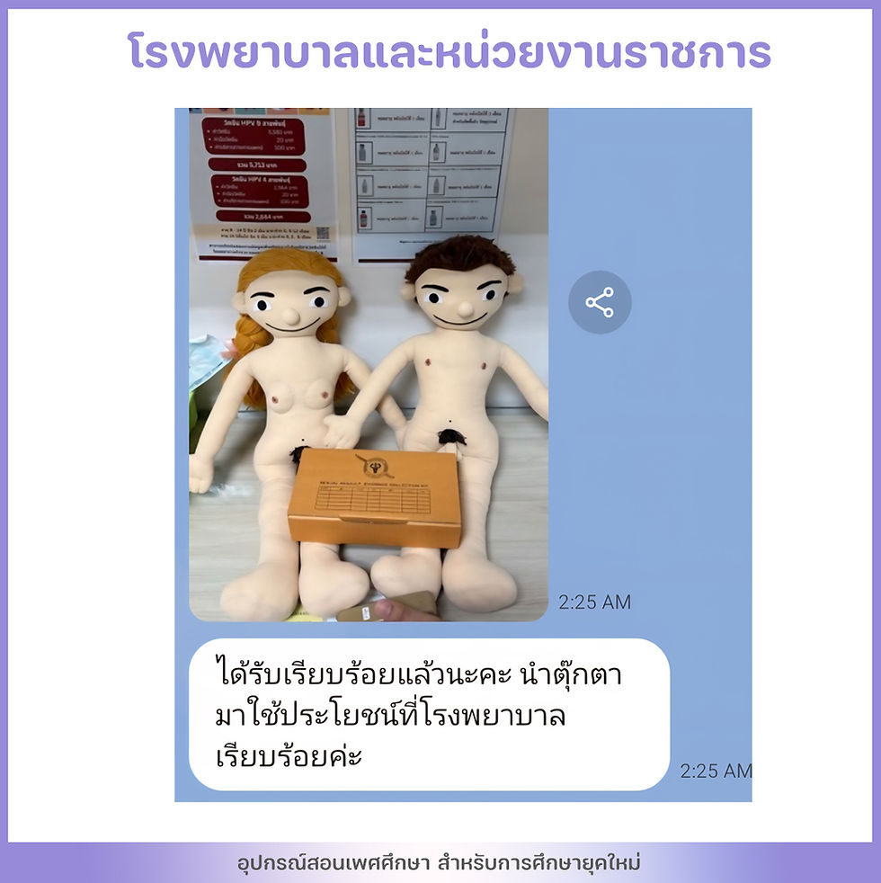 ภาพขนาดย่อ: อุปกรณ์การสอน Sex Education