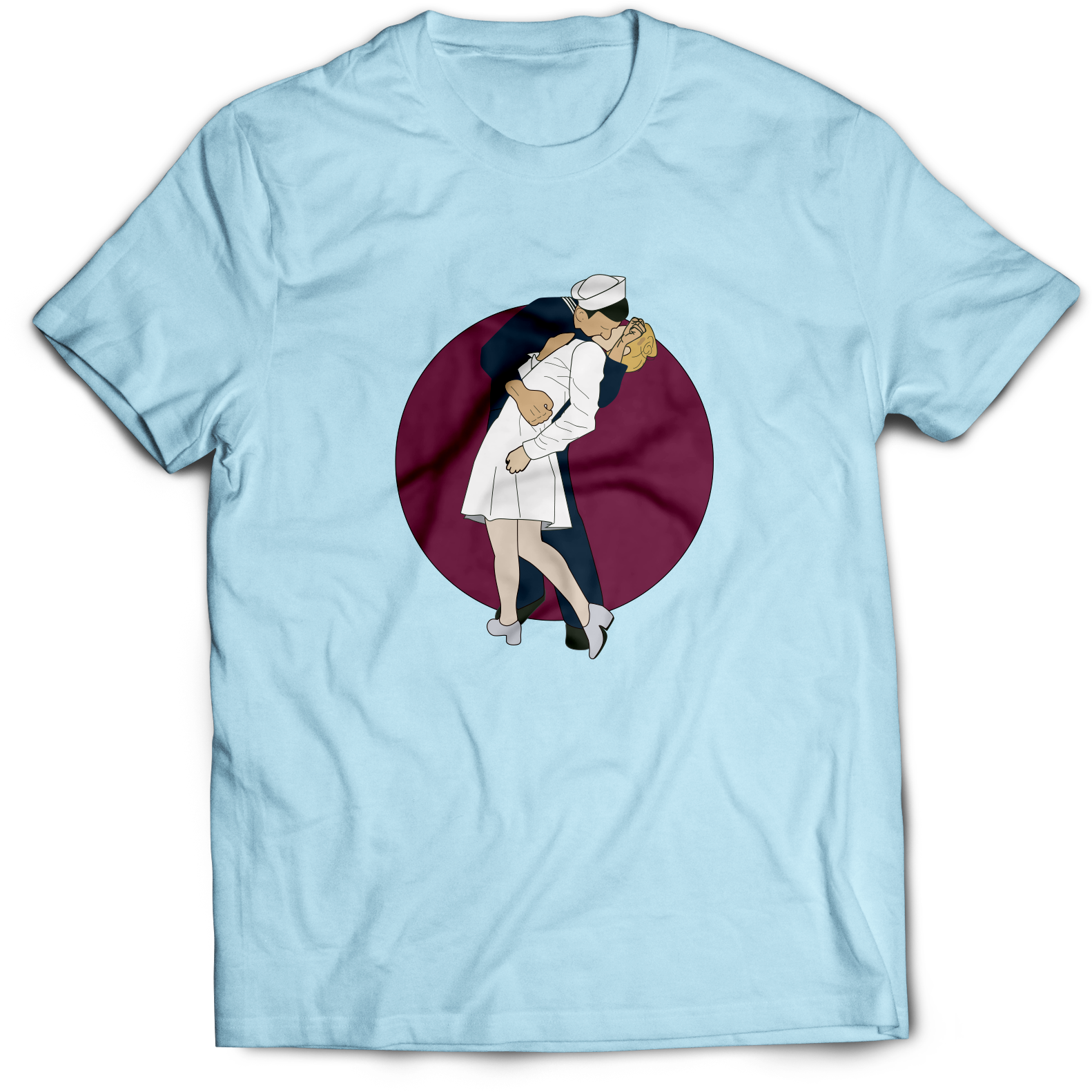 Camiseta Beso en Times Square