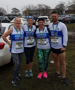 Evelyn, Carole, Claire and John