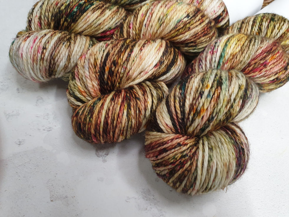 Miniature : SW Merino yarn, Aran weight, 100g, ATMATA