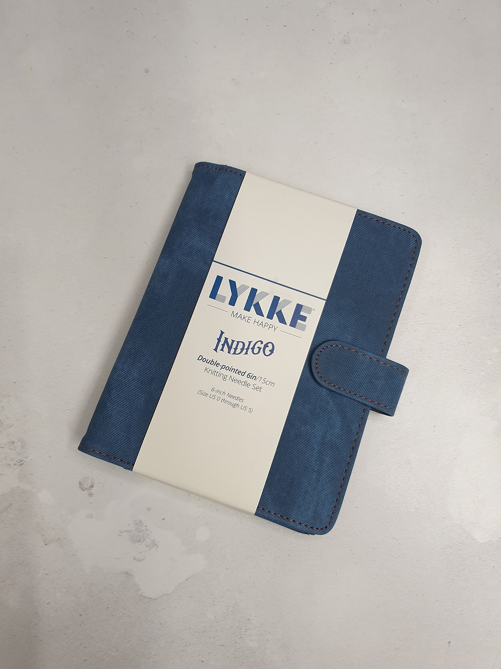 Miniaturbild: LYKKE  INDIGO double pointed set, 6" small