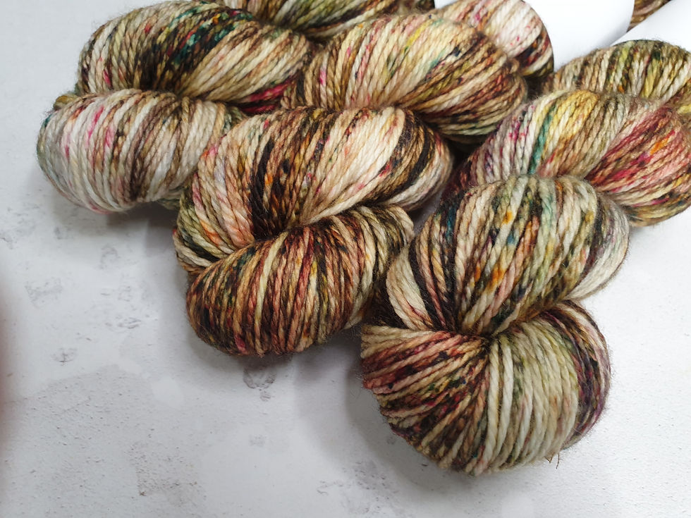 Miniature : SW Merino yarn, Aran weight, 100g, ATMATA