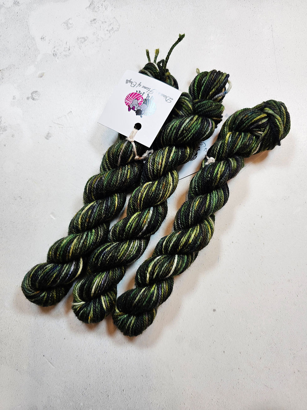 Миниатюра: SW Merino/ Nylon, DK weight yarn, MINI #D325, 20 g