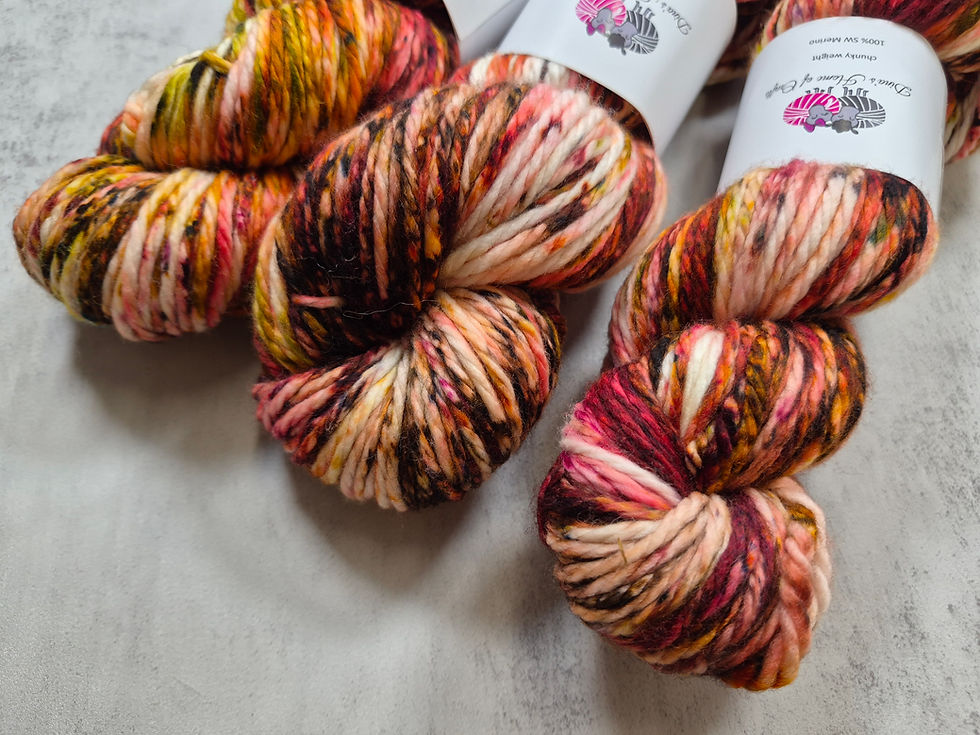 Miniaturbild: SW Merino, chunky weight yarn, 150g, HEARTLIGHT